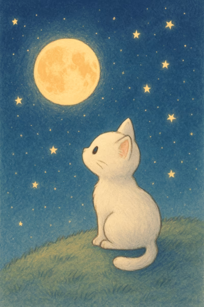 달님과 고양이의 비밀 약속