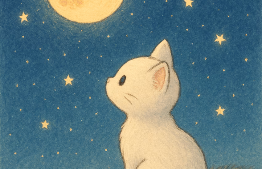 달님과 고양이의 비밀 약속