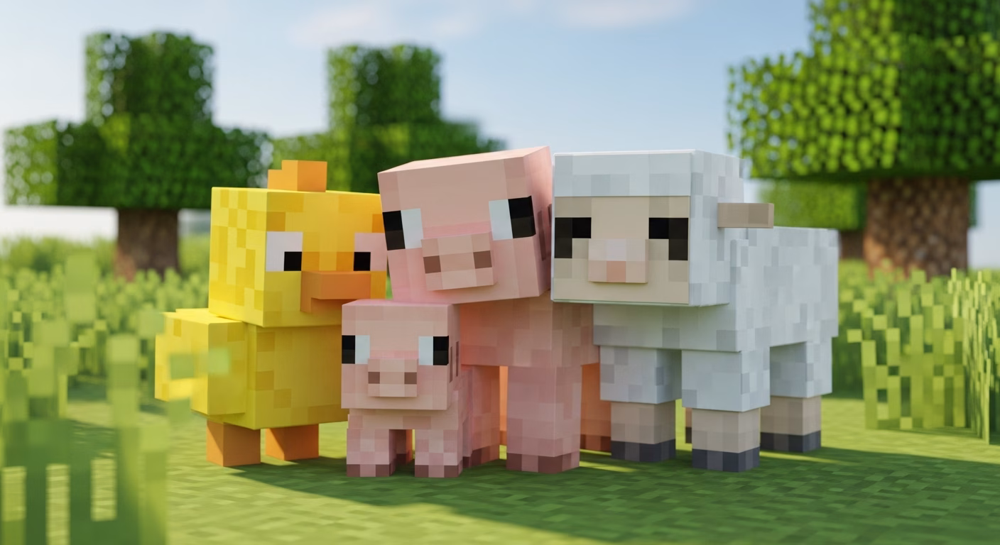 픽셀 하나에 담긴 장인정신: 마인크래프트 ‘역대급 귀여움’ 업데이트, 그 모든 것을 파헤쳐봅니다 🐣