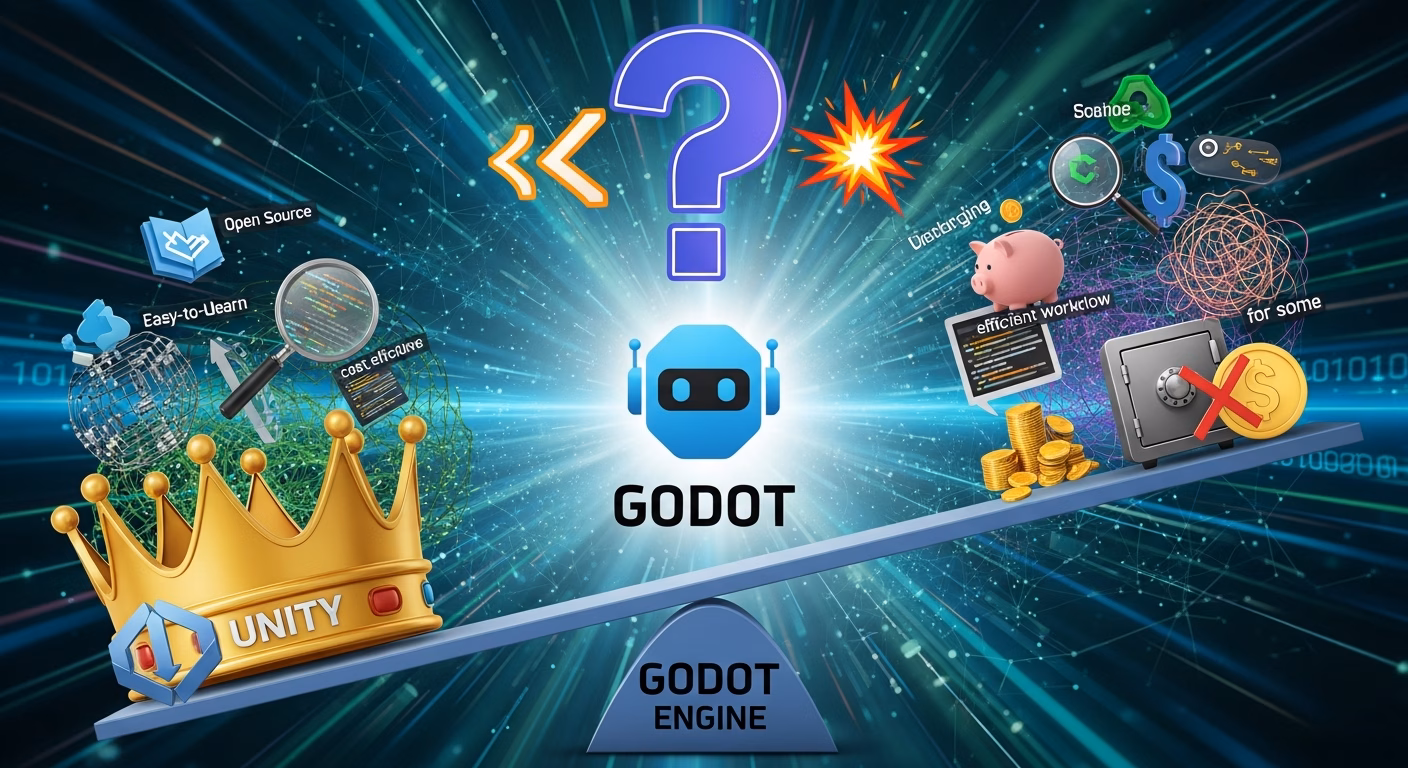 고도(Godot) 엔진, 과연 유니티의 왕좌를 넘볼 수 있을까? 🤯 현직자의 솔직한 장단점 총정리