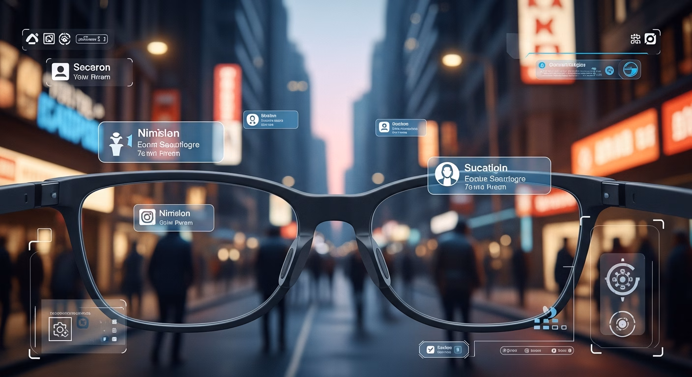 “처음 뵙겠습니다”… 상대방의 이름, 직업, 집 주소까지 꿰뚫어 보는 안경 👓