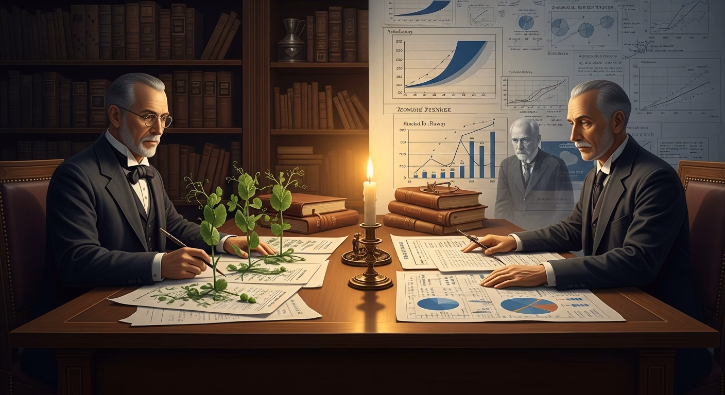 멘델의 유전법칙, 사실은 ‘선택’된 것이었다? 🤯 교과서가 말해주지 않는 진실